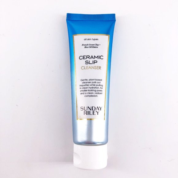 NEW Sunday Riley Ceramic Slip Clay Face Cleanser - Picture 1 of 4